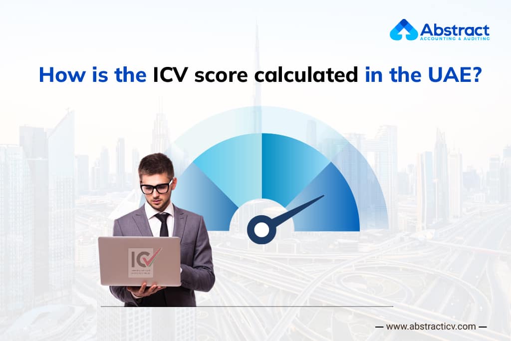 How is the ICV score calculated in the UAE